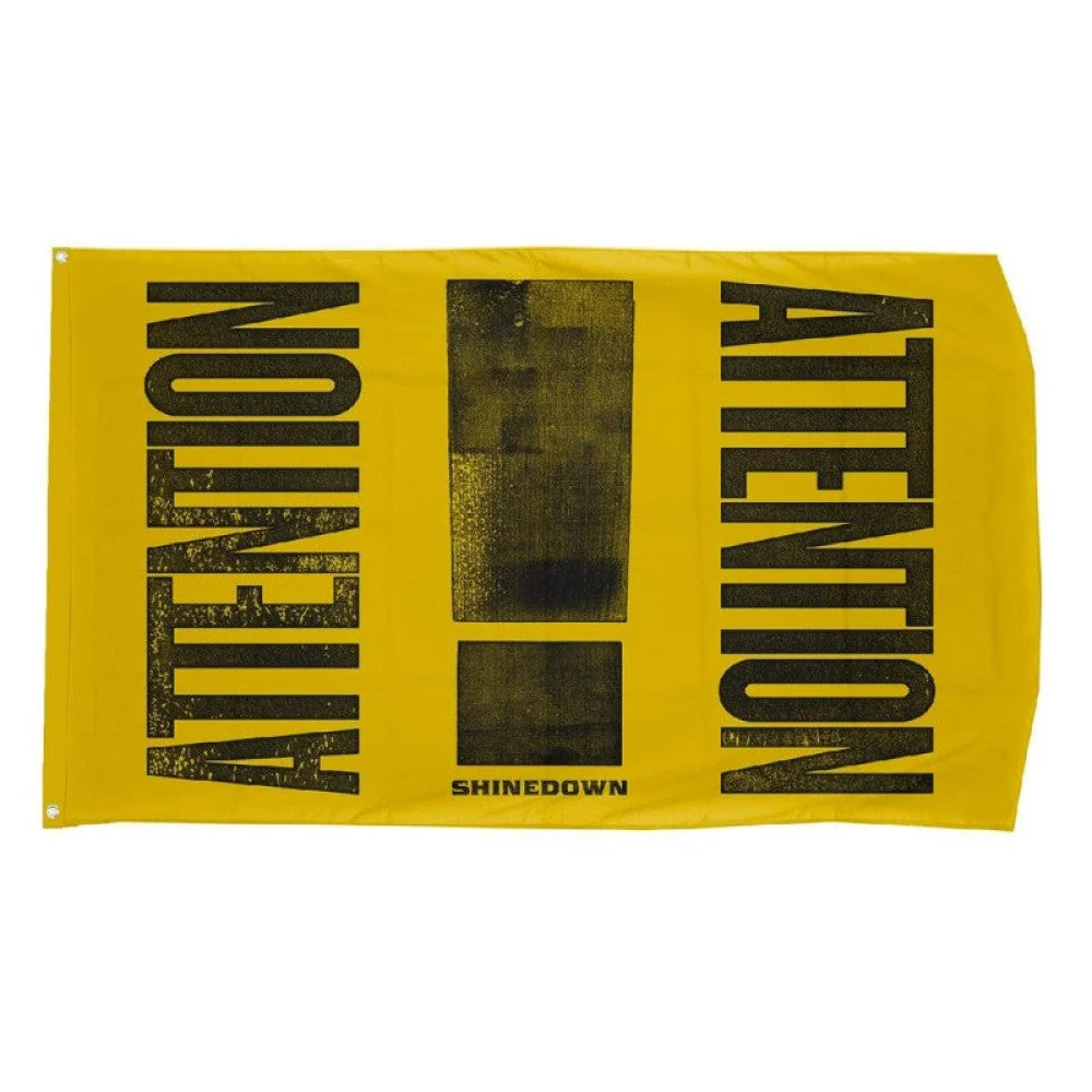 Attention Attention 3'x5' Flag