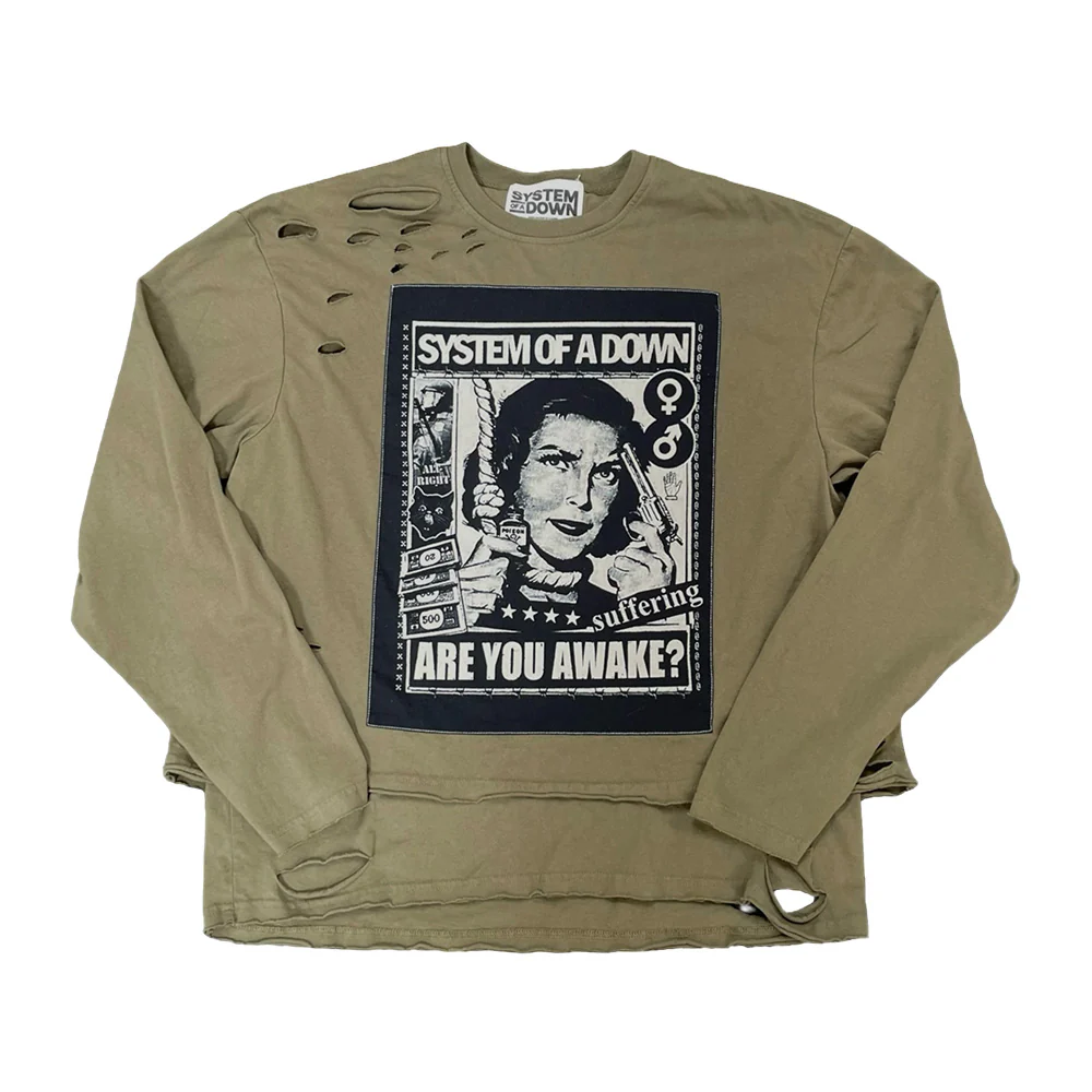 Awake Distressed Long Sleeve - Image 2