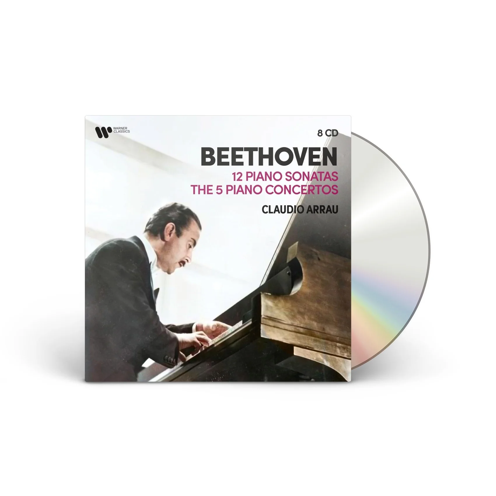 Beethoven: 12 Piano Sonatas, The 5 Piano Concertos [8CD]