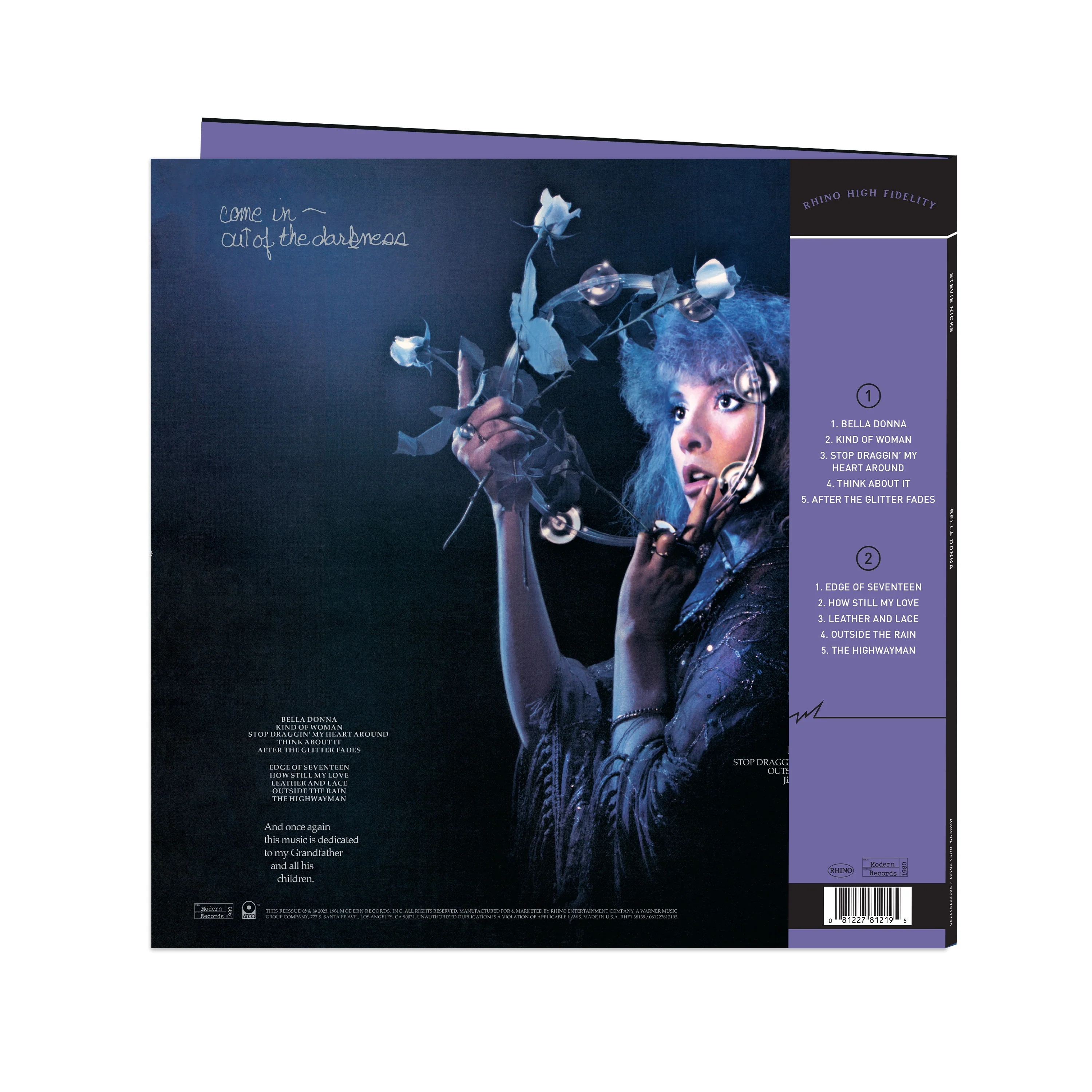 Bella Donna (Rhino High Fidelity) Vinyl [LP] - Image 3