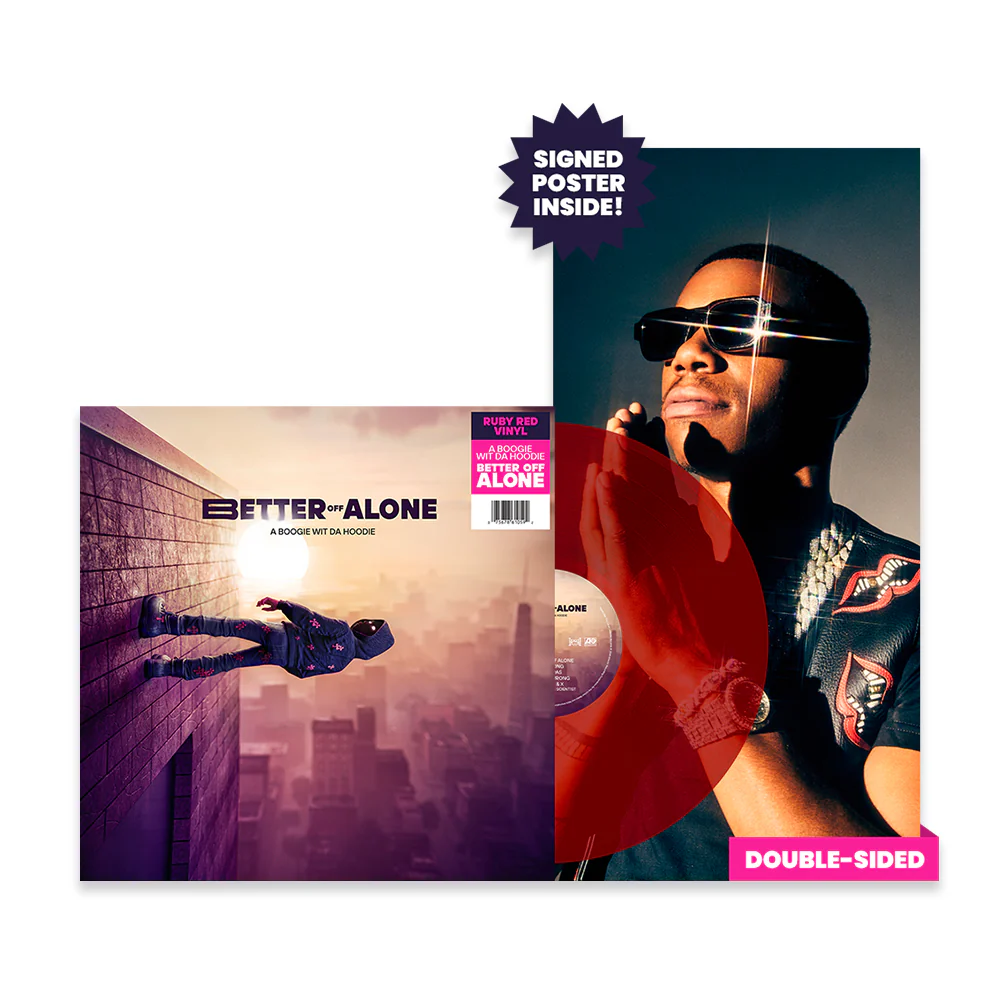 Better Off Alone Autographed Red Vinyl [LP] - Image 3