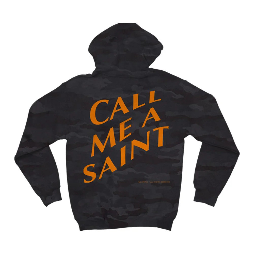 Call Me A Saint Hoodie (Black) - Image 3
