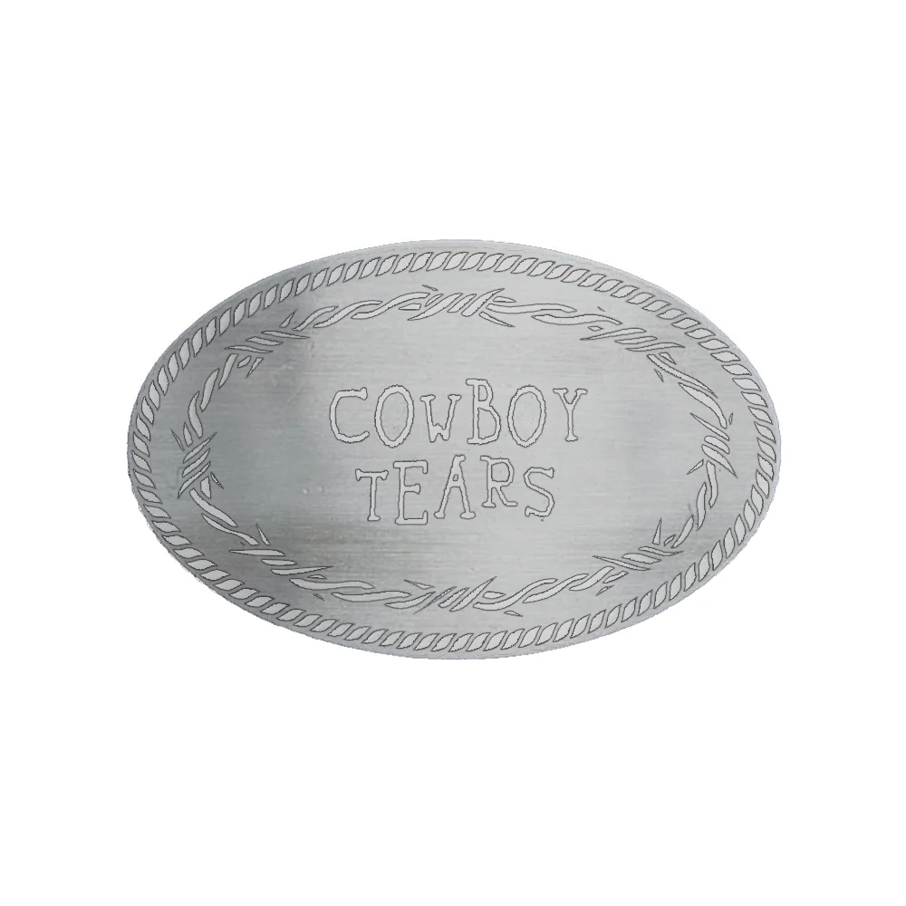 Cowboy Tears Belt Buckle - Image 2
