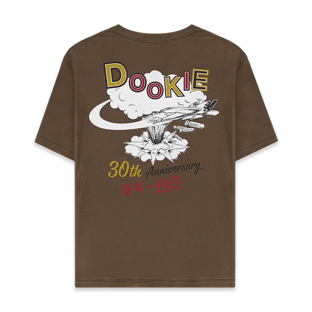Dookie 30th Explosion Logo Brown T-Shirt - Image 3