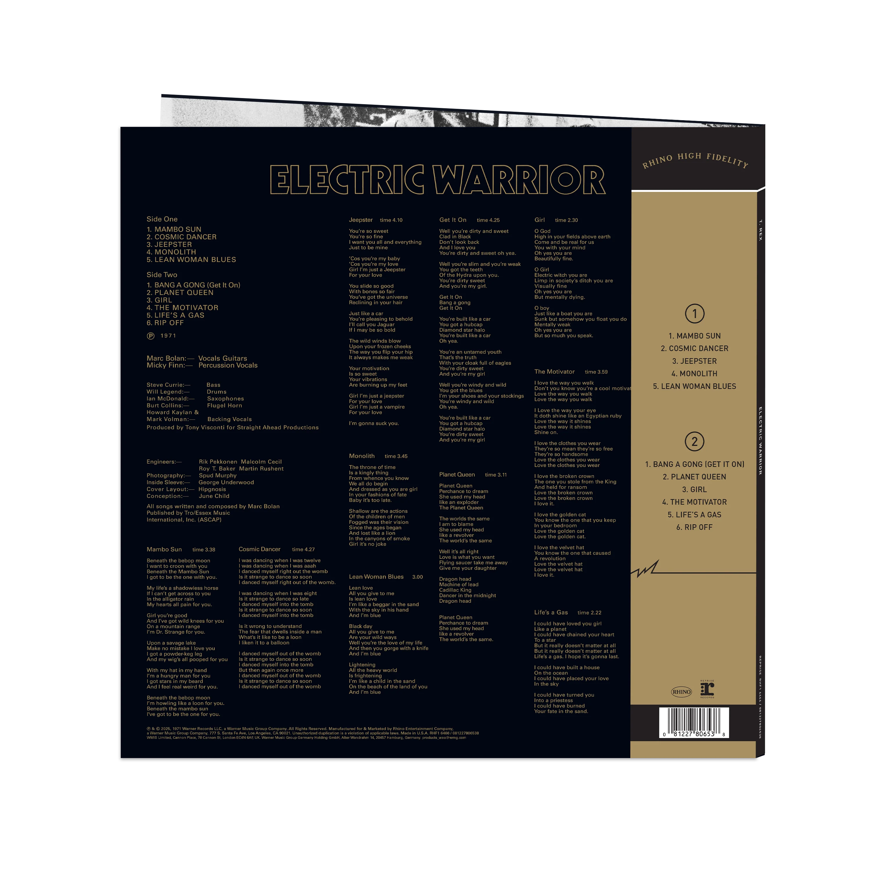 Electric Warrior (Rhino High Fidelity) (Singles Edition) - Image 3