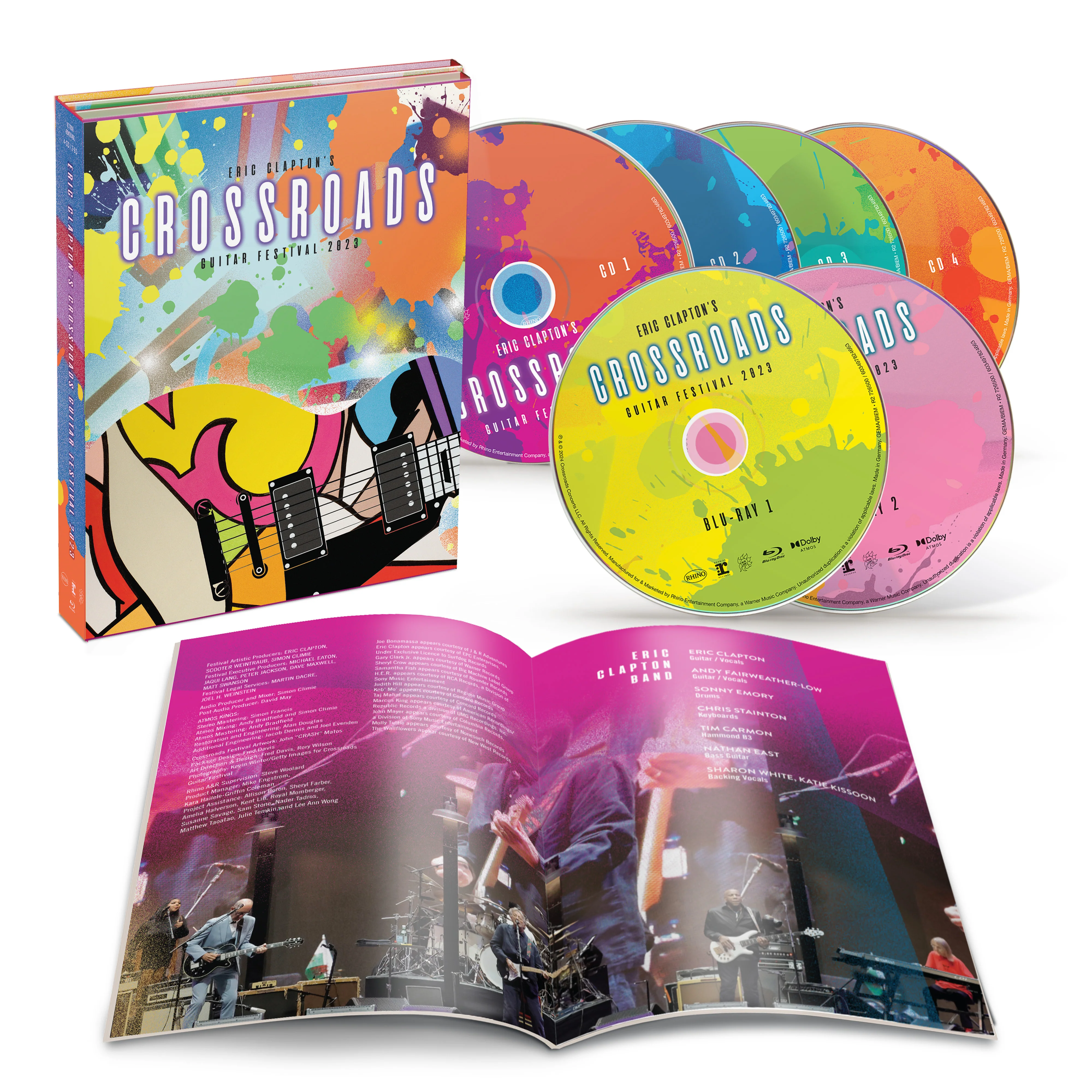 Eric Clapton’s Crossroads Guitar Festival 2023 [4CD + 2Blu-ray]