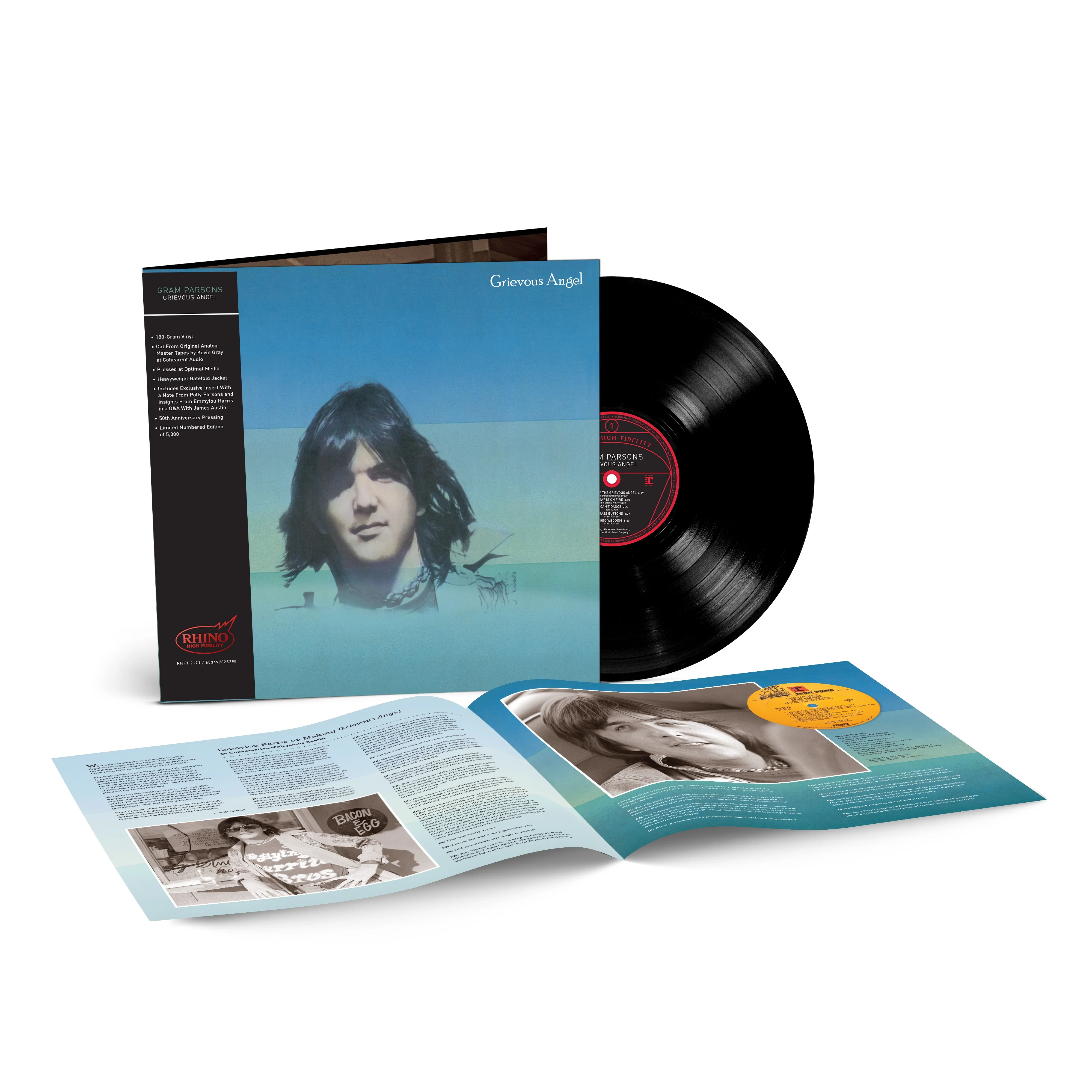 Grievous Angel (Rhino High Fidelity) Vinyl [LP]