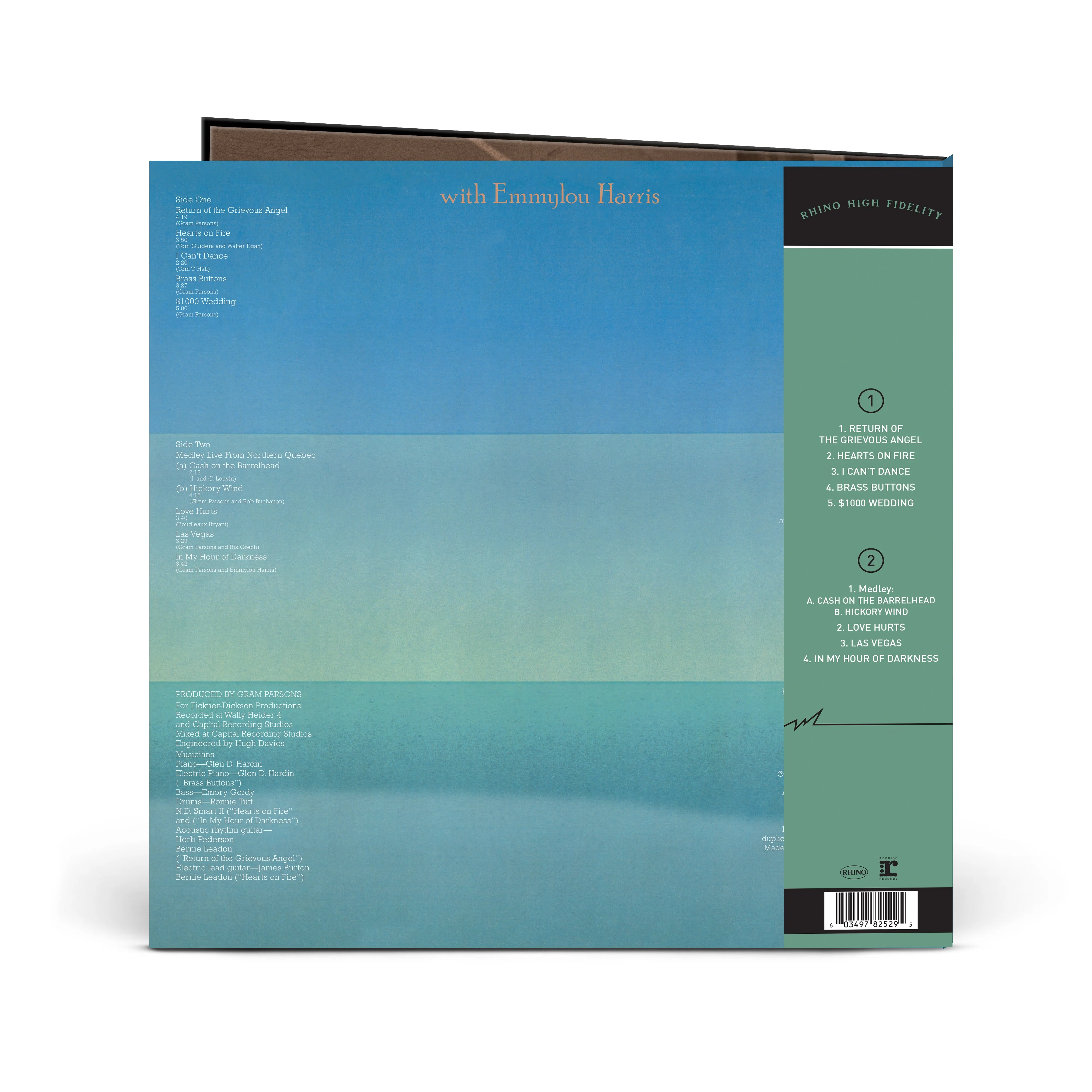 Grievous Angel (Rhino High Fidelity) Vinyl [LP] - Image 4