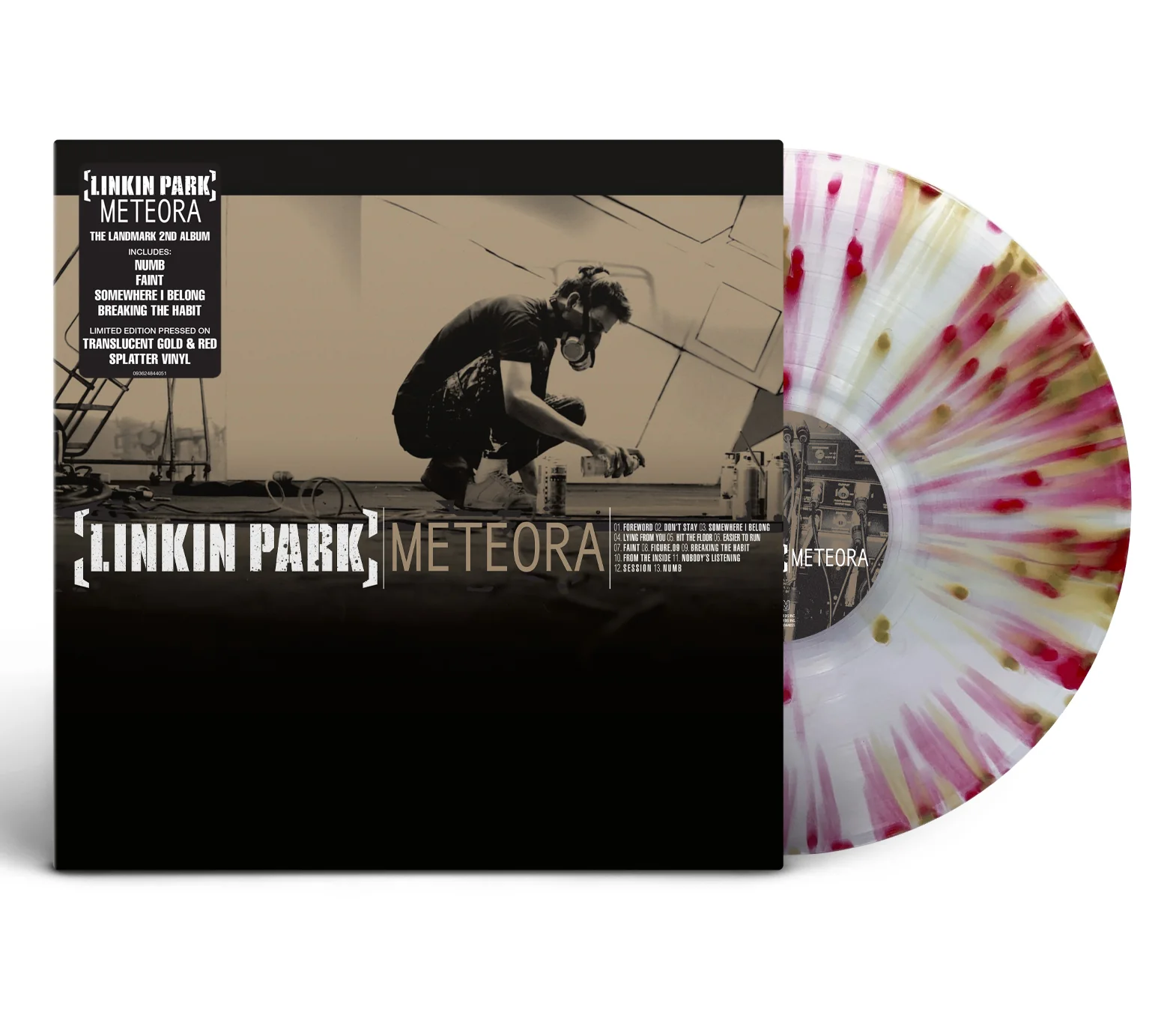 Meteora (Translucent Gold and Red Splatter) Vinyl [LP]