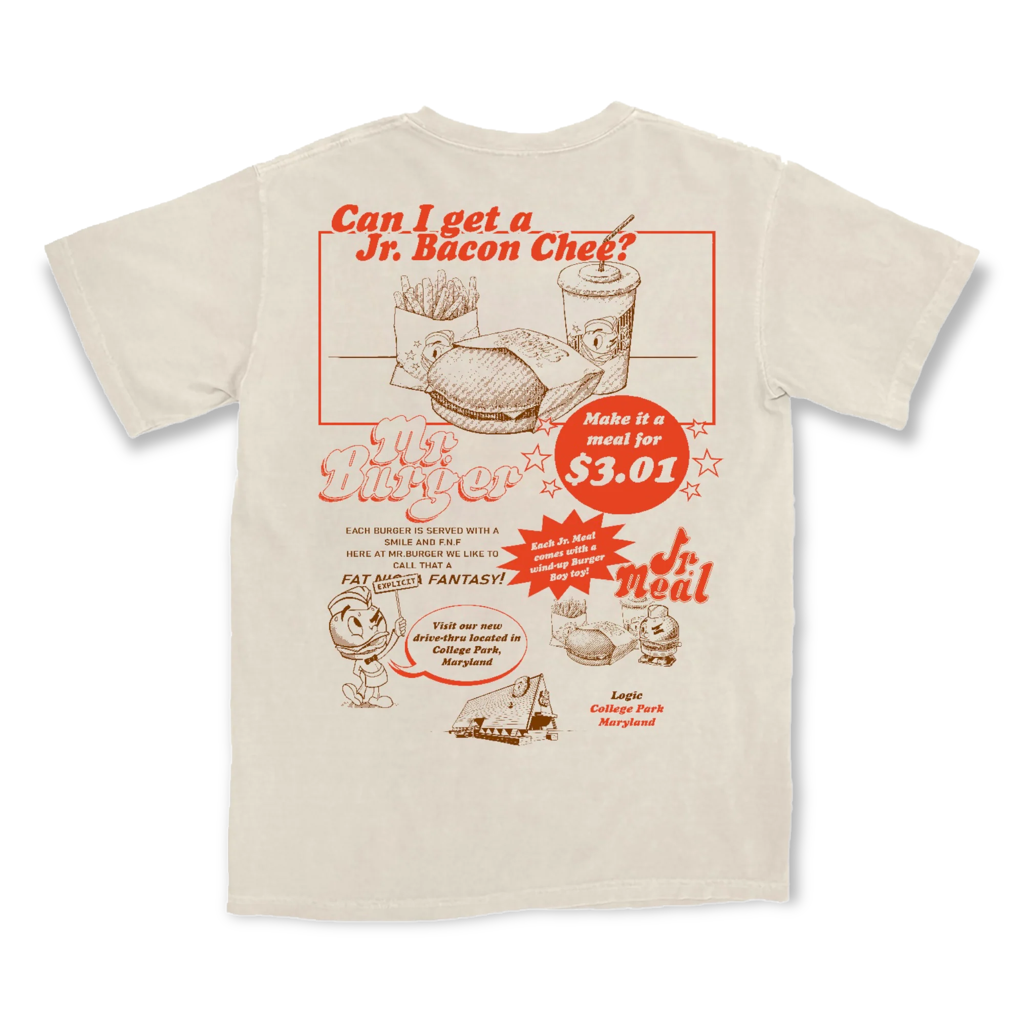Mr Burger T-Shirt - Image 2