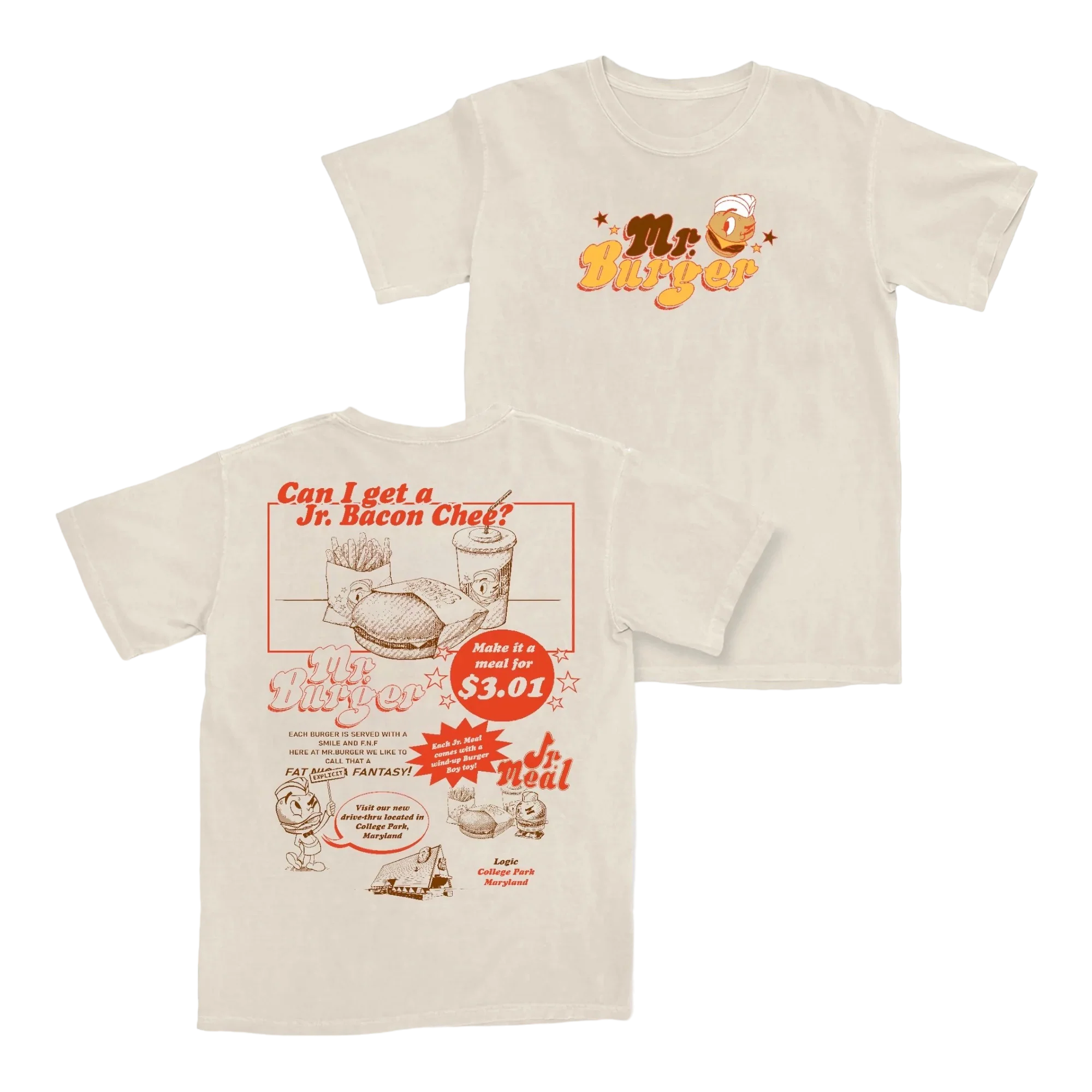 Mr Burger T-Shirt - Image 3