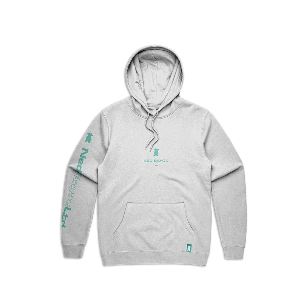 Outline Pullover Hoodie (White) - Image 2