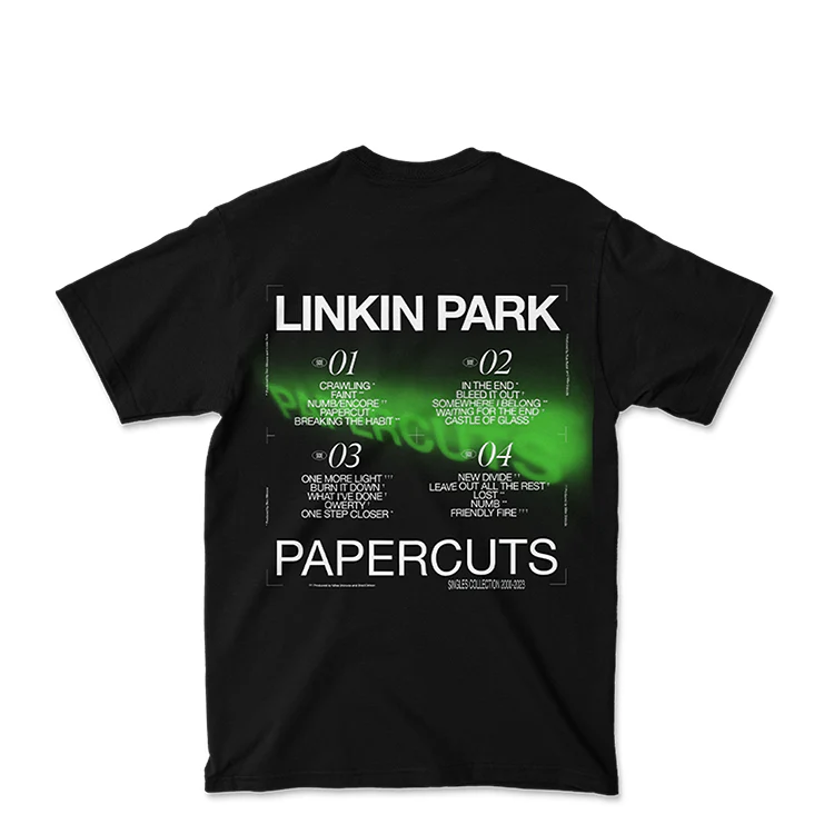 LIMITED EDITION PAPERCUTS REFLECTION BLACK TEE - Image 3