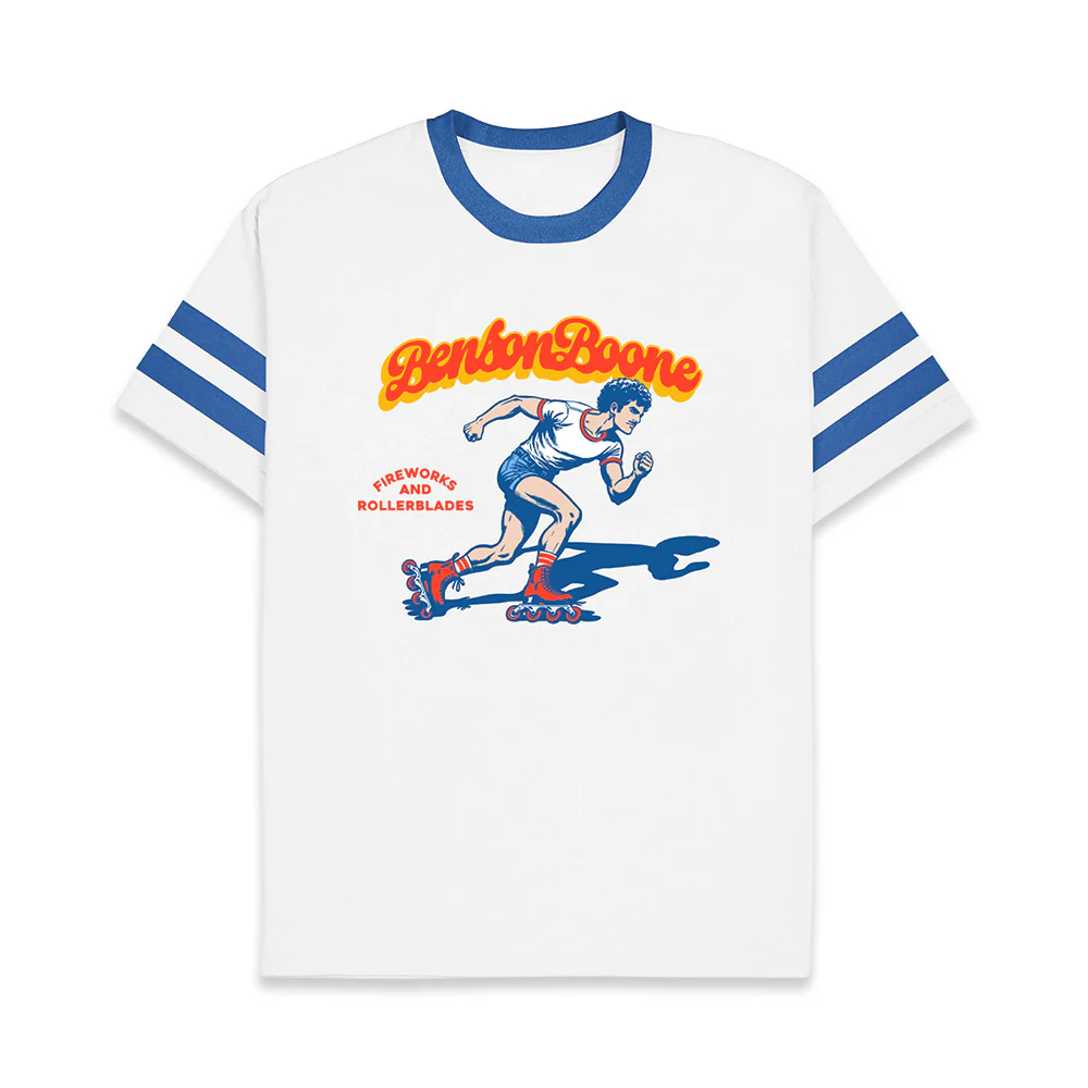 Rollerblading Benny Ringer Tee