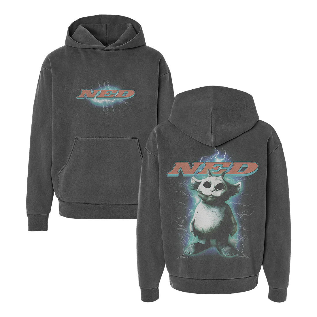 WEIRD SCIENCE GREY HOODIE